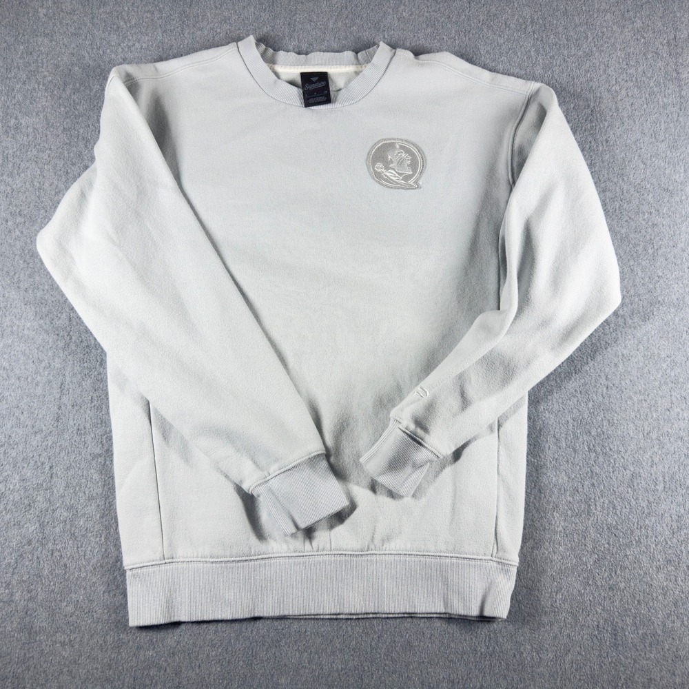 Florida State Seminoles Fanatics Signature Off White Crewneck Sweater Pullover S